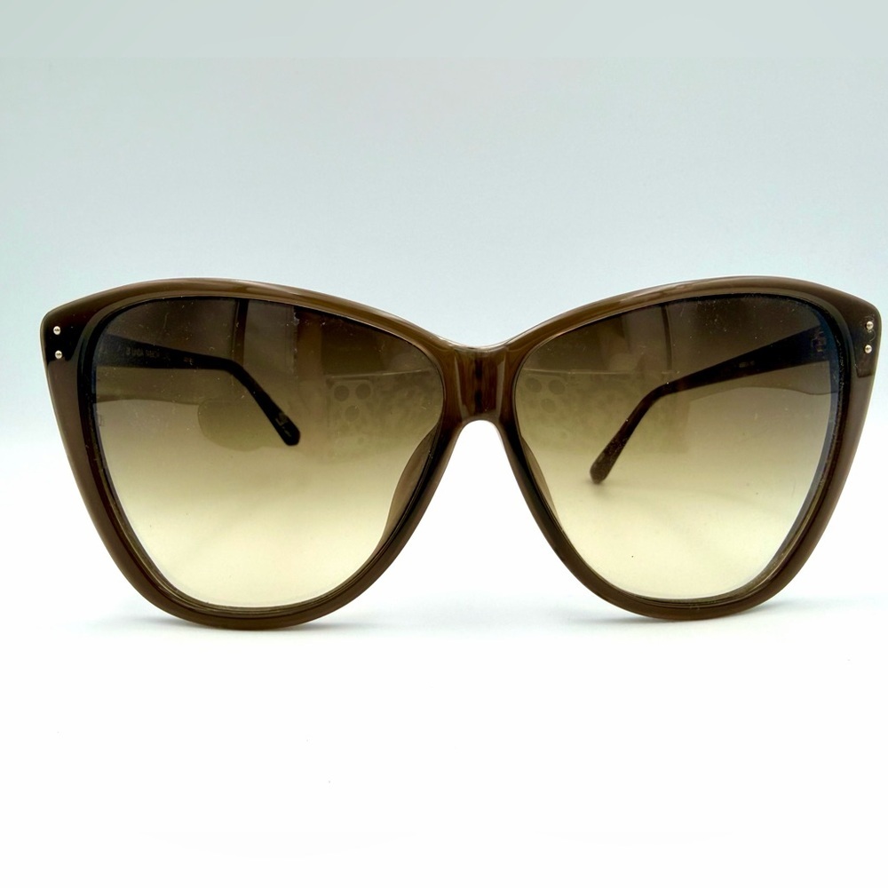 Linda Farrow Luxe Brown Gradient Sunglasses